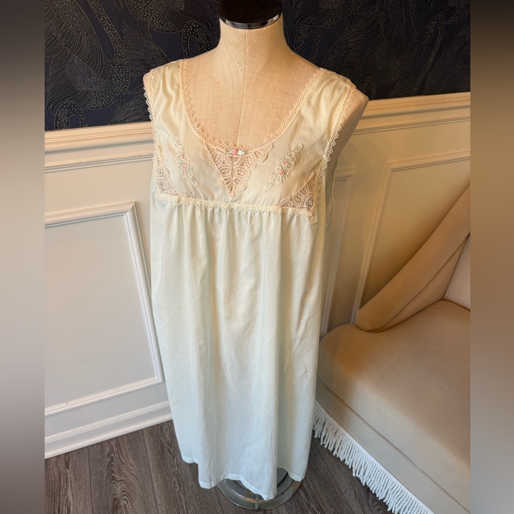 Vintage lace nightgown